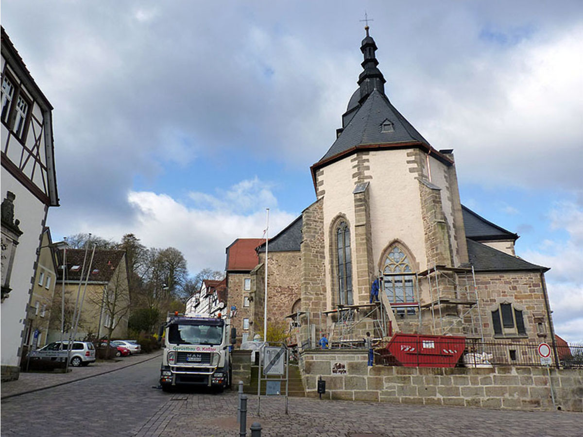 Kirchenrenovierung 2010 / 2011 (Foto: Karl-Franz Thiede)